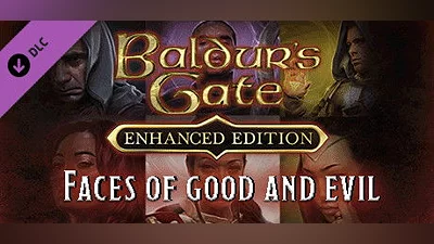 Baldur's Gate faces of good and evil на steam