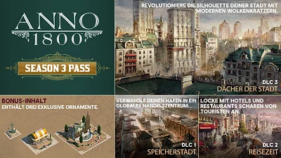 Anno 1800 Season Pass 3 (DLC) [Europe] [Standard]