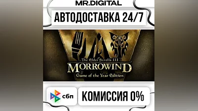 The Elder Scrolls III: Morrowind Game of the Year Edition STEAM АВТОВЫДАЧА 24/7