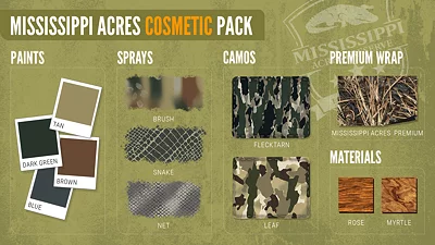 TheHunter Call of the Wild Mississippi Acres Cosmetic Pack (PC) [Global] [Standard]