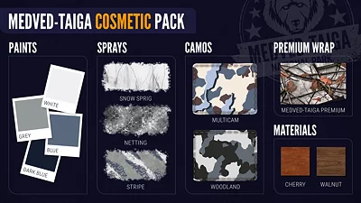 theHunter Call of the Wild Medved Taiga Cosmetic Pack (PC) [Europe] [Standard]