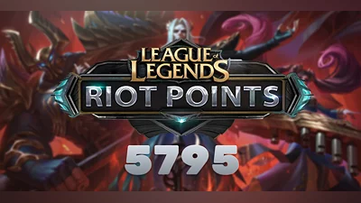League of Legends Riot Points 5795 RP [Brazil] [Standard]