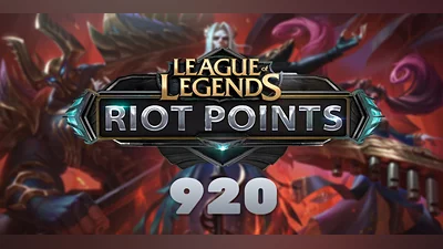 League of Legends Riot Points 920 RP [Turkey] [Standard]