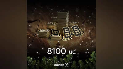 8100 uc для PUBG Mobile