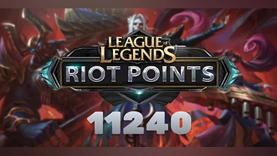 League of Legends Riot Points 11240 RP [Brazil] [Standard]