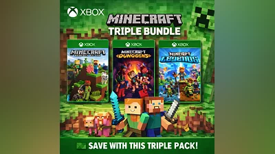 Minecraft Triple Bundle Код Xbox Global