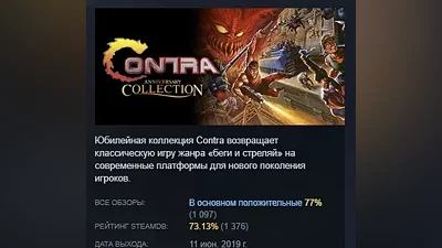 Contra Anniversary Collection STEAM KEY РФ+СНГ ЛИЦЕНЗИЯ