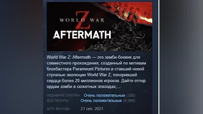 World War Z: Aftermath - Deluxe Edition STEAM KEY РФ+СНГ