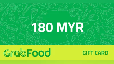 GrabFood Gift Card 180 MYR [Malaysia] [Standard]