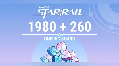 Honkai Star Rail 1980 plus 260 Oneiric Shards [Global] [Standard]