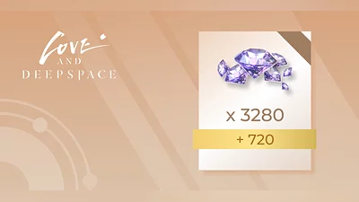 Love and Deepspace 3280 Crystals plus 720 Diamonds [Global] [Standard]