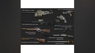 Уникальное именованное оружие Fallout 76