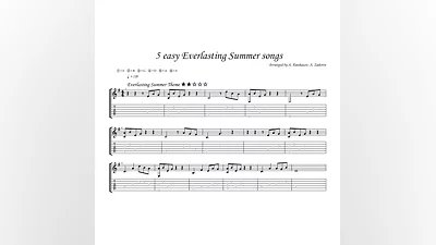 5 песен Бесконечное лето - гитара ноты+табы