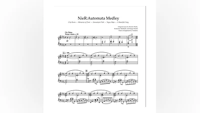 Ноты Animenz - NieR: Automata - Soundtrack Medley