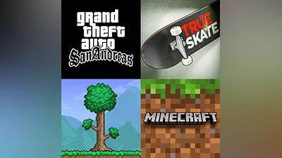 MINECRAFT + GTA SAN ANDREAS TERRARIA iPhone ios iPad