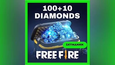 100+10 Алмазов Free Fire | КЛЮЧ GLOBAL АВТО 24/7