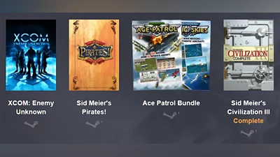 XCOM: Enemy Unknown + Sid Meier's Pirates! + Ace Patrol Bundle + Sid Meier's Civilization III: Complete (PC) [Global] [Patrol]