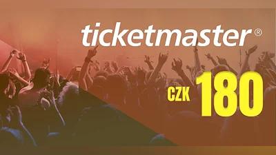 Ticketmaster Gift Card 180 CZK [Czechia Republic] [Standard]